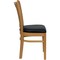 Emma and Oliver Vertical Slat Back Wooden Restaurant Dining Chair
